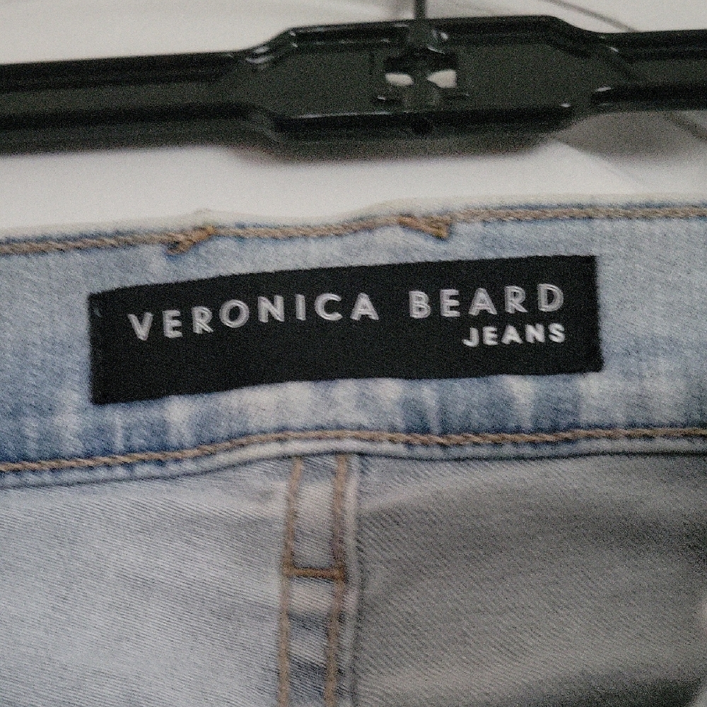 Veronica Beard Gray Flare Wide Leg Jeans - Picture 2 of 4